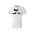 Erima Sport-Tshirt Basic Promo Logo (100% Baumwolle) weiss Herren