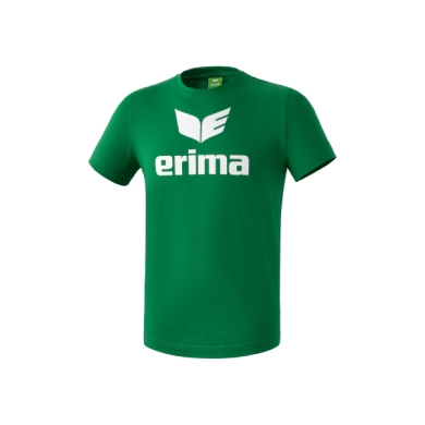 Erima Sport-Tshirt Basic Promo Logo (100% Baumwolle) smaragd/grün Herren