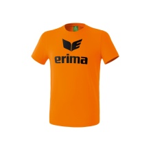 Erima Sport-Tshirt Basic Promo Logo (100% Baumwolle) orange Herren