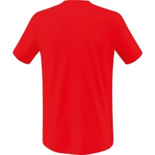 Erima Sport-Tshirt Liga Star (robust, elastisch, feuchtigkeitsableitend) rot/weiss Herren