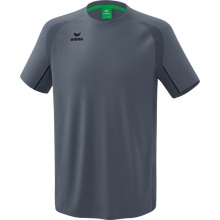 Erima Sport-Tshirt Liga Star (robust, elastisch, feuchtigkeitsableitend) grau/schwarz Herren