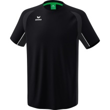 Erima Sport-Tshirt Liga Star (robust, elastisch, feuchtigkeitsableitend) schwarz/weiss Herren