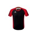 Erima Sport-Tshirt Six Wings Trikot (100% Polyester, strapazierfähig) schwarz/rot Herren