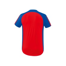 Erima Sport-Tshirt Six Wings Trikot (100% Polyester, strapazierfähig) rot/royalblau Kinder