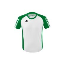 Erima Sport-Tshirt Six Wings Trikot (100% Polyester, strapazierfähig) weiss/smaragdgrün Kinder