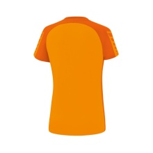 Erima Sport-Shirt Six Wings (100% Polyester, taillierter Schnitt, schnelltrocknend) orange Damen