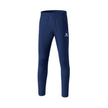 Erima Trainingshose Pant Stripe 2.0 (mit Wadeneinsatz & Piping) lang navyblau Herren