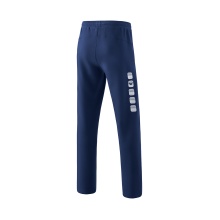 Erima Freizeithose Essential 5-C Sweathose (weicher Baumwollmix, offener Beinabschluss) navyblau Herren