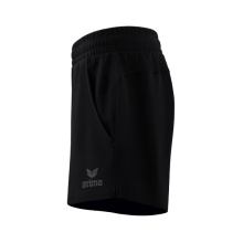 Erima Freizeithose Essential Team Sweatshorts kurz - weicher Baumwollmix, leichter Stretch - schwarz Damen