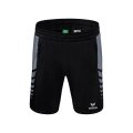 Erima Sporthose Short Six Wings Worker (100% Polyester) kurz schwarz/grau Herren