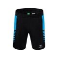 Erima Sport-Hose Six Wings Worker Shorts kurz (100% Polyester, ohne Innenslip, bequem) schwarz/curacaoblau Jungen