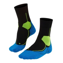 Falke Laufsocke Stabilizing Cool (mittelstarke Polsterung) schwarz/blau Herren - 1 Paar