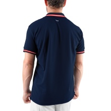 Fila Tennis-Polo Piro navyblau/rot Herren