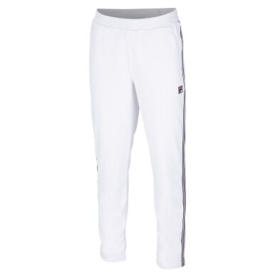 Fila Tennishose Pant Daniel (3-Streifen) lang weiss Herren