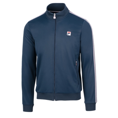 Fila Tennisjacke Jake (Stehkragen, 3-Streifen) peacoatblau Herren