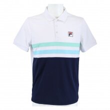 Fila Tennis-Polo Nelio weiss/peacoatblau Herren