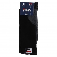 Fila Tennissocke Crew Logo gestrickt schwarz Herren - 1 Paar