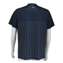 Fila Tennis-Tshirt Mika Stripes (angenehmes Tragegefühl) peacoatblau/white Herren