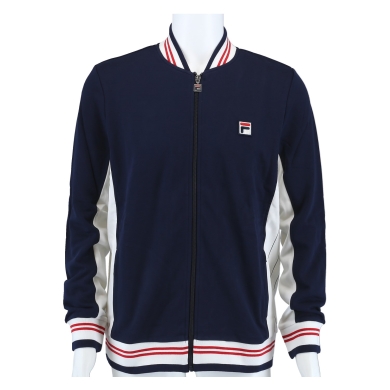 Fila Tennisjacke Settanta Performance Luigi navyblau/weiss Herren