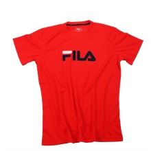 Fila Tennis-Tshirt Logo rot/navy Herren