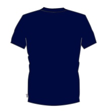 Fila Tennis-Tshirt Logo navyblau/weiss Herren