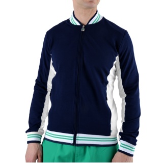 Fila Freizeitjacke Ole Retrolook navyblau/grün Herren