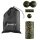 HMS Fitness Massage-Set Pro FSBM04 (Massagerolle, Minirolle, Einzelball und Duoball) schwarz/gelb