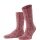 Falke Tagessocke Brooklyn Crew (Bootsock, Grobstrick-Optik) magentarot Herren - 1 Paar