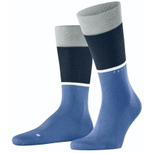 Falke Tagessocke Crew Unlimited (modisches Design, Bio-Baumwolle) olympicblau Herren - 1 Paar