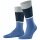 Falke Tagessocke Crew Unlimited (modisches Design, Bio-Baumwolle) olympicblau Herren - 1 Paar