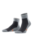 Falke Tagessocke Ankle Versatile (Bio-Baumwolle, robust) silbergrau - 1 Paar