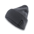 Falke Strickmütze (Beanie) Unisex - Merinowolle, Rippenstruktur - dunkelgrau - 1 Stück