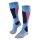 Falke Skisocke SK2 (Allrounder-Skistrumpf, Merinowoll-Mix) blau/schwarz/pink Damen - 1 Paar