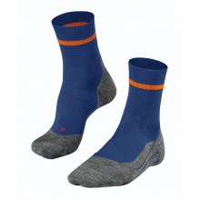 Falke Laufsocke RU4 (mittelstarke Polsterung) blau/orange Herren - 1 Paar