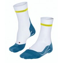 Falke Laufsocke RU4 (mittelstarke Polsterung) weiss/aquablau/lime Herren - 1 Paar