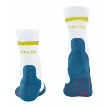 Falke Laufsocke RU4 (mittelstarke Polsterung) weiss/aquablau/lime Herren - 1 Paar