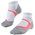 Falke Laufsocke RU4 Cool Short (mittelstarke Polsterung+Kühlung) weiss/neonrot Damen - 1 Paar