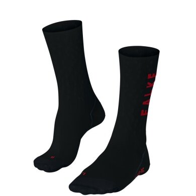 Falke Bikesocke BC Impulse Peloton (angenehm weiche Baumwolle) schwarz Herren - 1 Paar