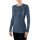 Falke Langarmshirt Wool Tech (Merinowolle) Unterwäsche blau Damen