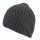 Falke Strickmütze (Beanie) Hat Unisex - Merinowolle, Rippenstruktur, Umschlag - anthrazitgrau - 1 Stück