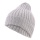 Falke Strickmütze (Beanie) Hat Unisex - Merinowolle, Rippenstruktur, Umschlag - hellgrau - 1 Stück