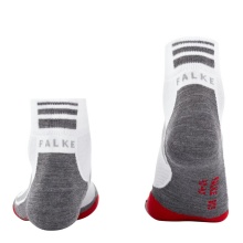 Falke Bikesocke BC5 Endurance (feuchtigkeitsableitend, leichte) Kurzsocken weiss/grau - 1 Paar