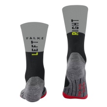 Falke Bikesocke BC Gravel (optimale Passform) schwarz/grau - 1 Paar