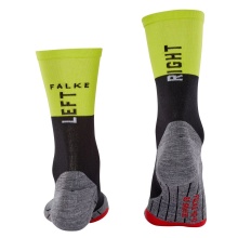 Falke Bikesocke BC Gravel (optimale Passform) schwarz/limegrün - 1 Paar