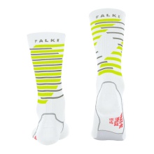 Falke Bikesocke BC Impulse (ultraleichte Netzgestrick , schnelltrocknend) weiss/limegrün - 1 Paar