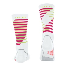 Falke Bikesocke BC Impulse (ultraleichte Netzgestrick , schnelltrocknend) weiss/rot - 1 Paar