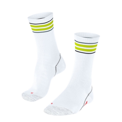 Falke Bikesocke BC Impulse Rapid (ultraleichte Polsterung, Netzgestrick) weiss/limegrün - 1 Paar