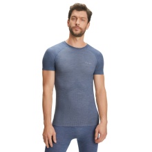 Falke Funktions-Tshirt Wool-Tech Light (komfortable Passform) Kurzarm blau Herren