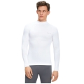 Falke Funktions-Langarmshirt Warm (perfekte Feuchtigkeits-Temperaturregulierung) Unterwäsche weiss Herren