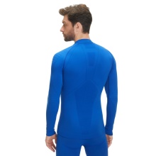 Falke Funktionsunterwäsche Langarmshirt Warm (perfekte Feuchtigkeits - und Temperaturregulierung) blau Herren